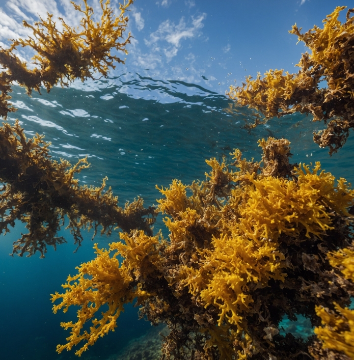 Underwater Sargassum